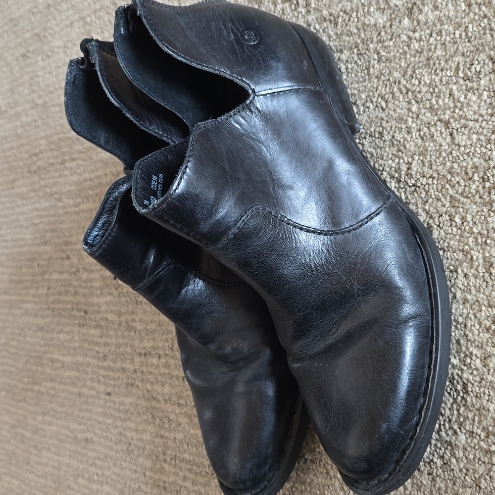 Born Black Ankle Boots